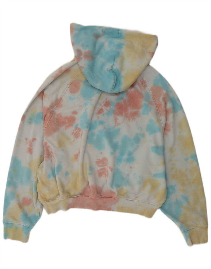 TOMMY HILFIGER Womens Graphic Hoodie Jumper UK 14 Medium Multicoloured