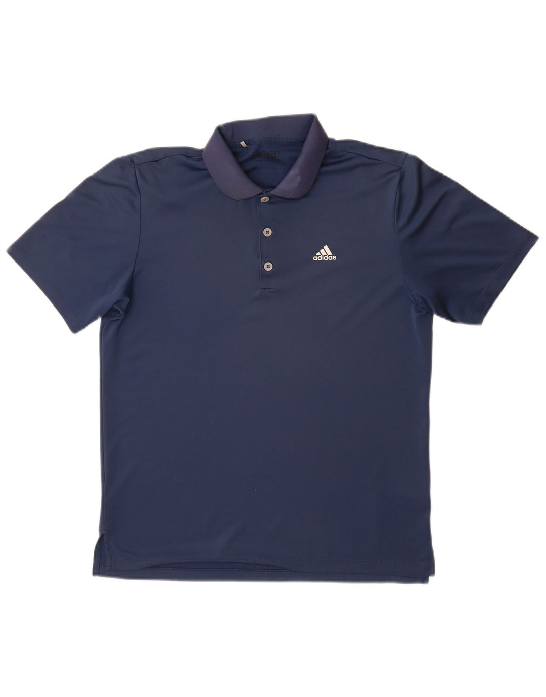 ADIDAS Poloskjorte til mænd, lille marineblå polyester