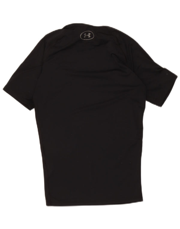 Under Armour Herre Compression T-Shirt Top Medium Sort Polyester