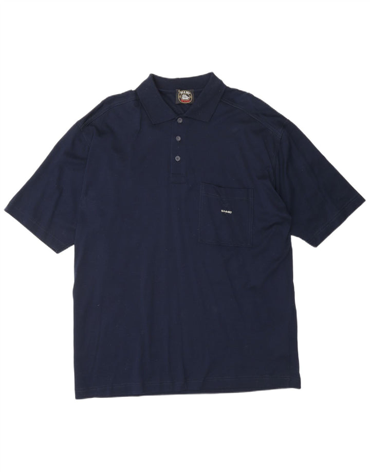 SEA & SKY Poloshirt til mænd Stor marineblå bomuld