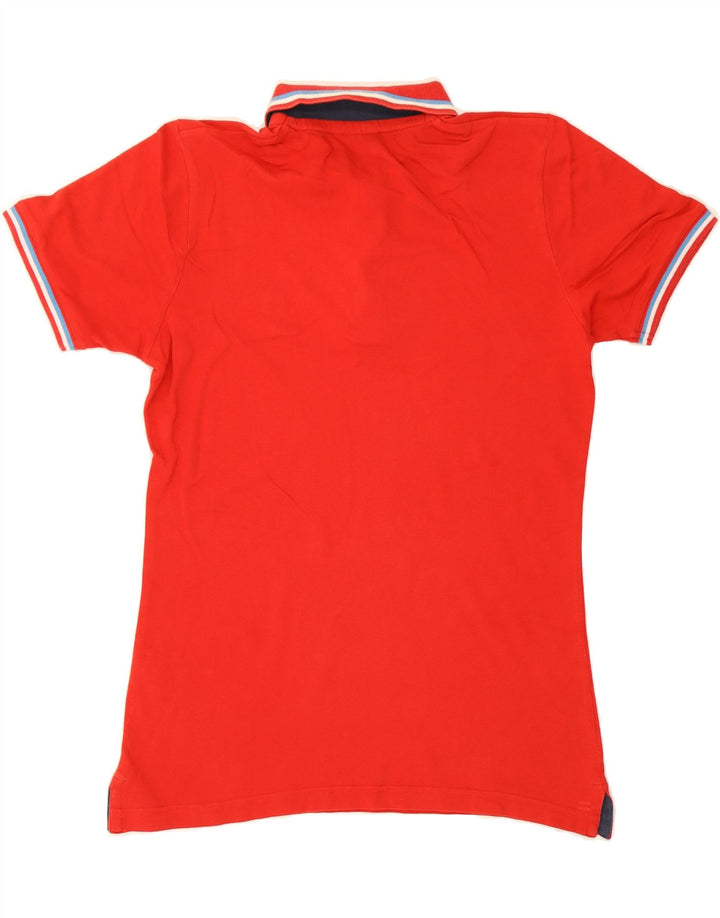 FILA Mens Polo Shirt Medium Red Cotton Vintage Fila and Second-Hand Fila from Messina Hembry 