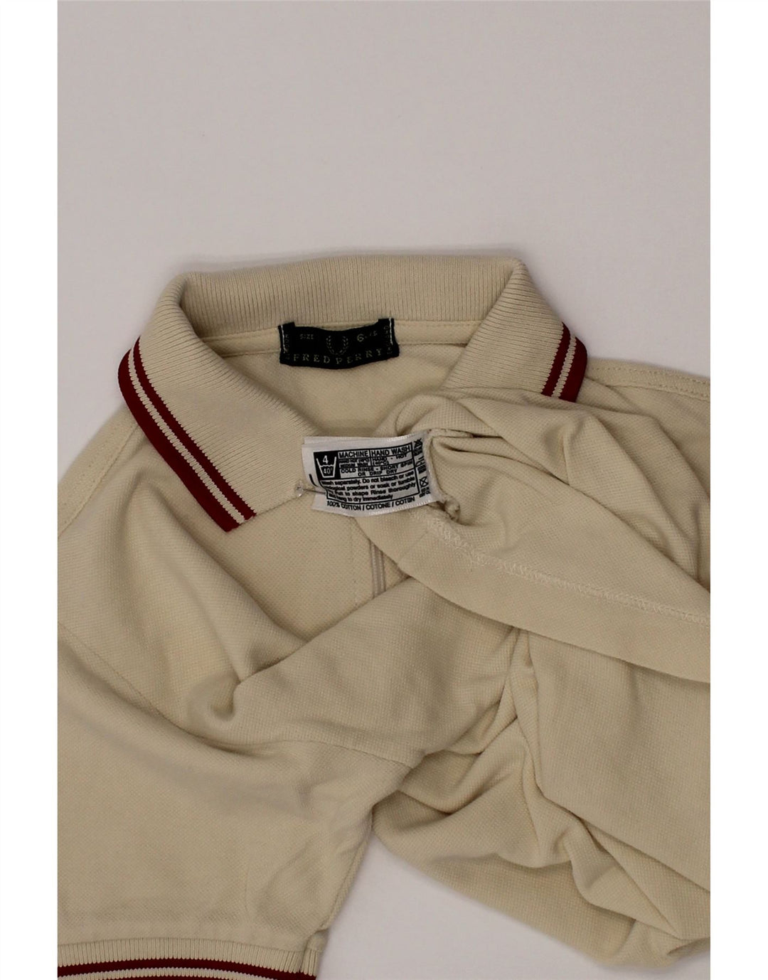 Fred Perry drenge poloskjorte 5-6 år gul bomuld