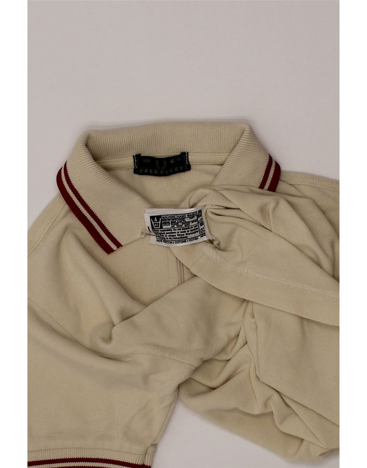 Fred Perry drenge poloskjorte 5-6 år gul bomuld