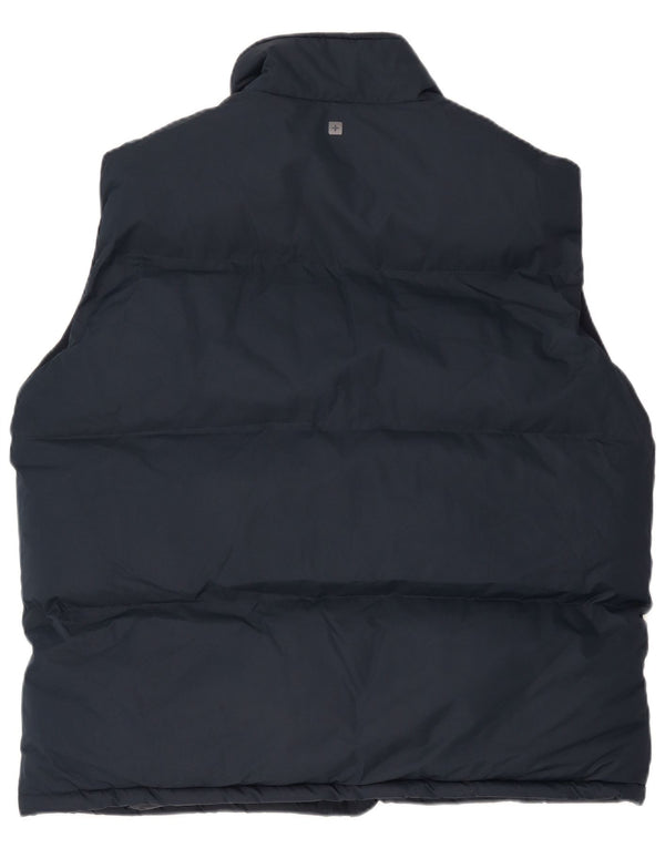 Mountain Warehouse Herre Polstret Gilet UK 42 XL Navy Blue Polyester