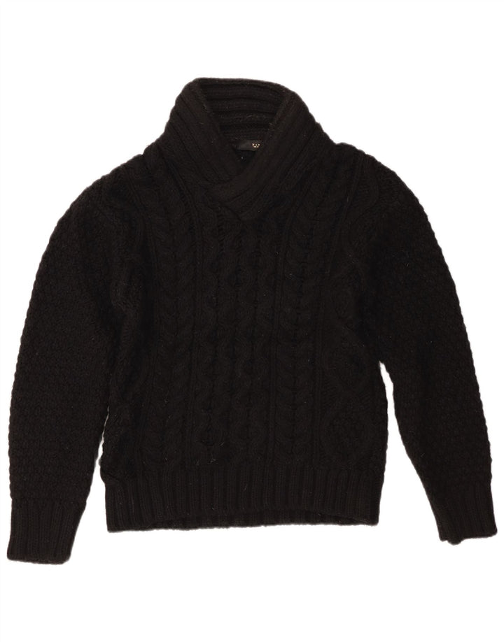 Zara Herre V-hals sweater Medium Sort Akryl