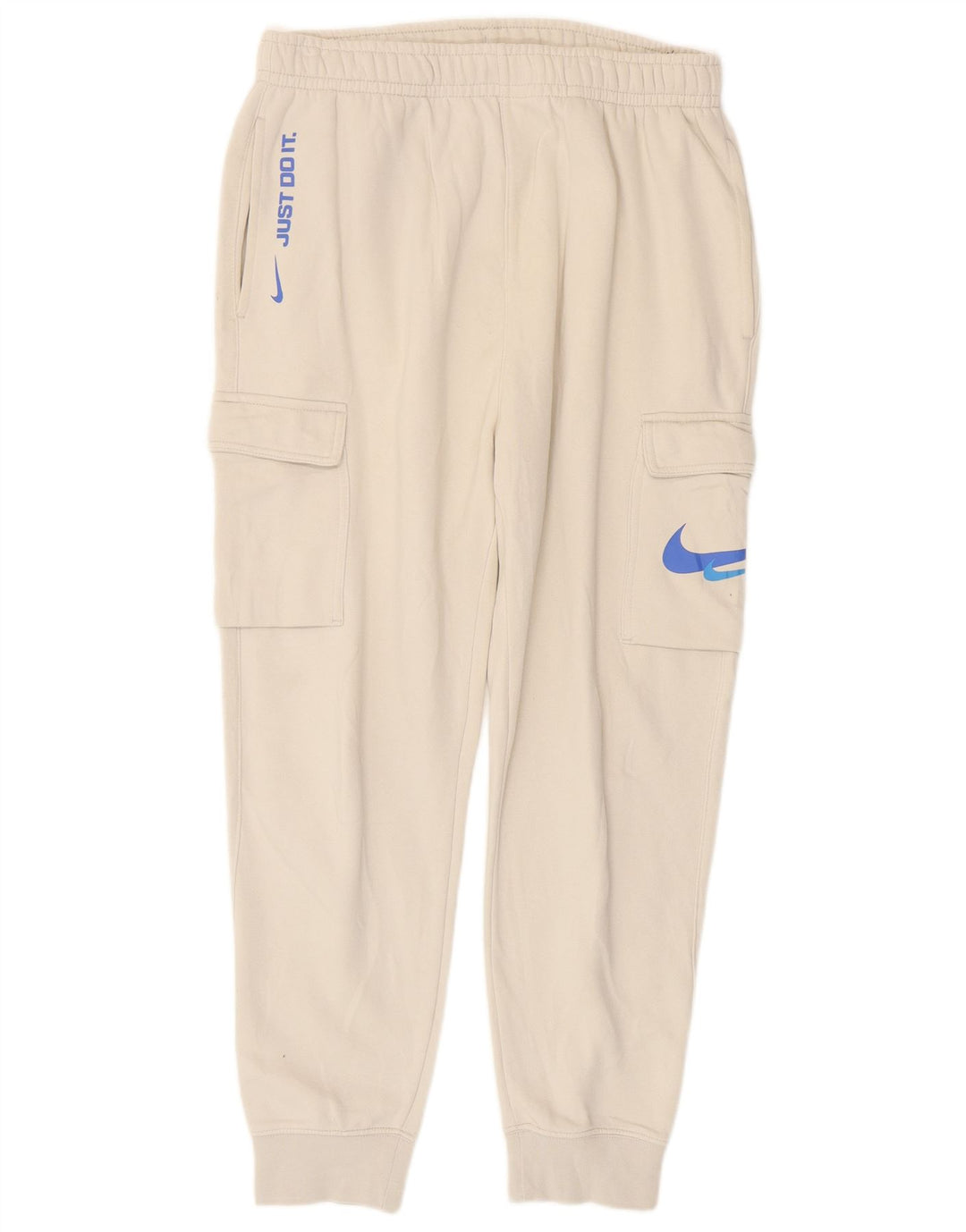 Nike Herre Graphic Cargo træningsdragt Bukser Joggers Medium White Bomuld