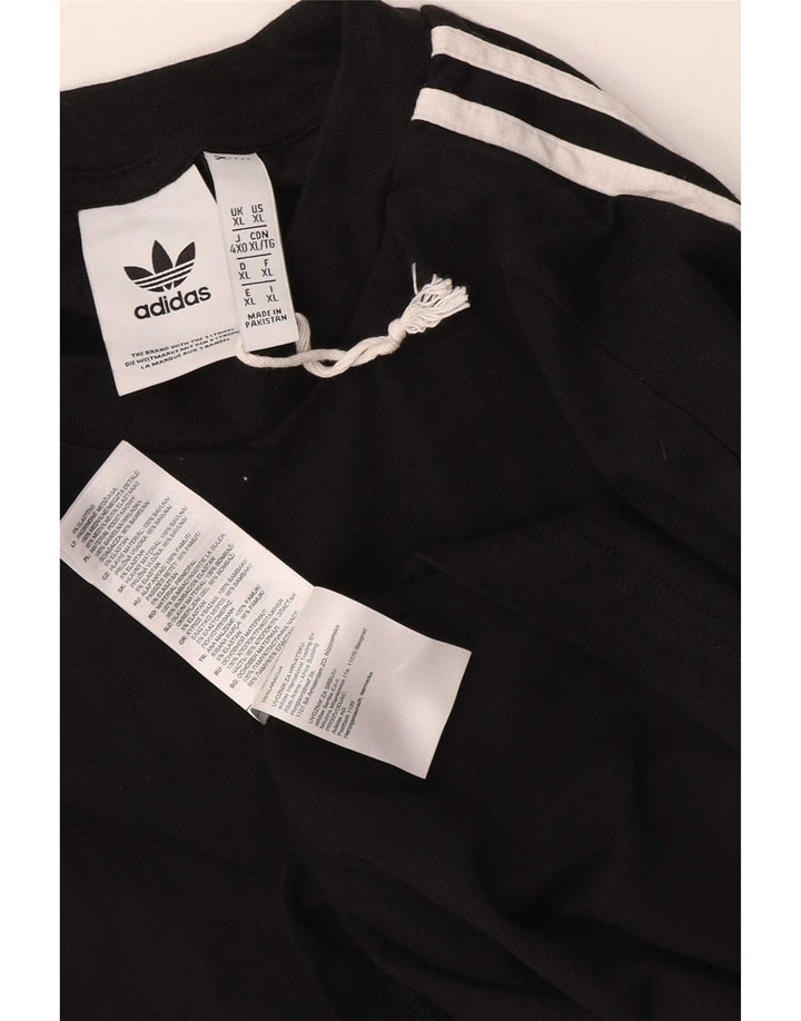 Adidas Herre Top Langærmet XL Sort Bomuld