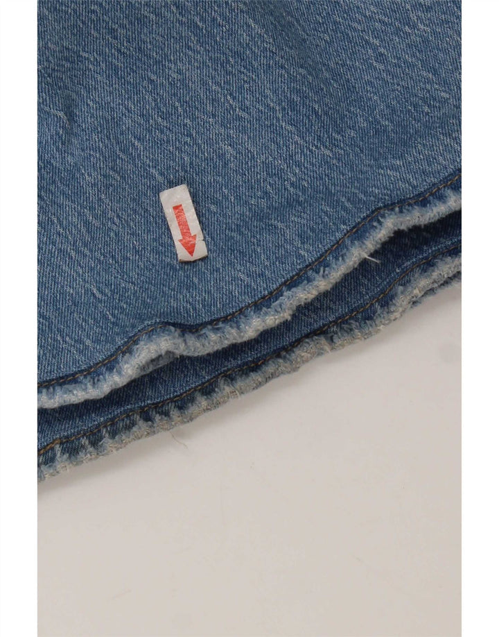 Levi's Kvinder Distressed High Rise Flared Jeans W26 L27 Blå Bomuld