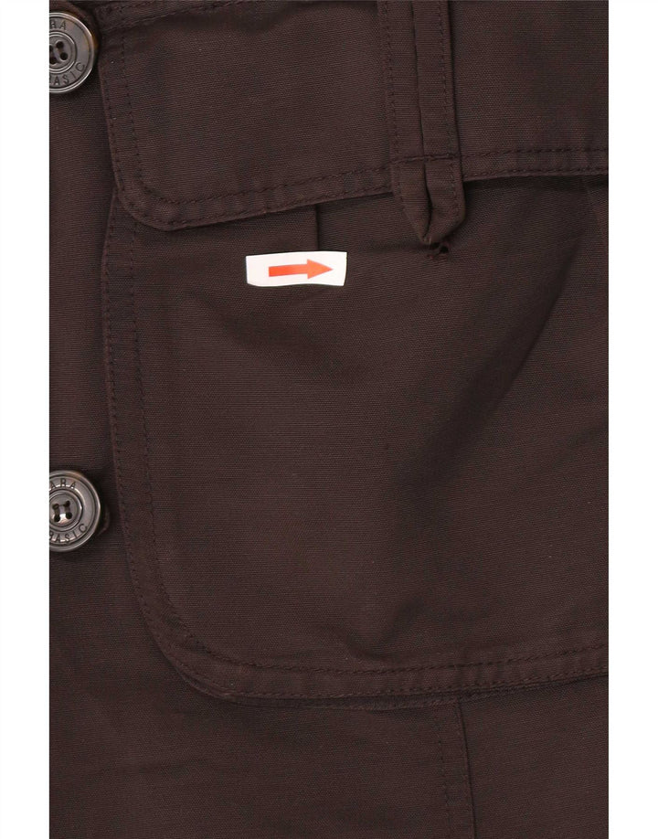 Zara Dame Overfrakke UK 12 Medium Brun