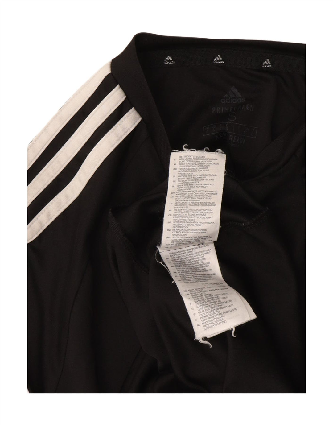 Adidas Herre Aeroready Grafisk T-Shirt Top Lille Sort Polyester