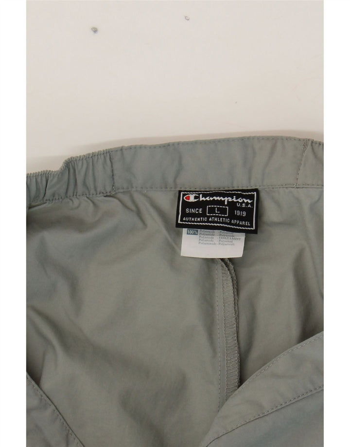 CHAMPION Womens Bermuda Shorts UK 16 Large W32  Grey Polyamide Vintage Champion and Second-Hand Champion from Messina Hembry 
