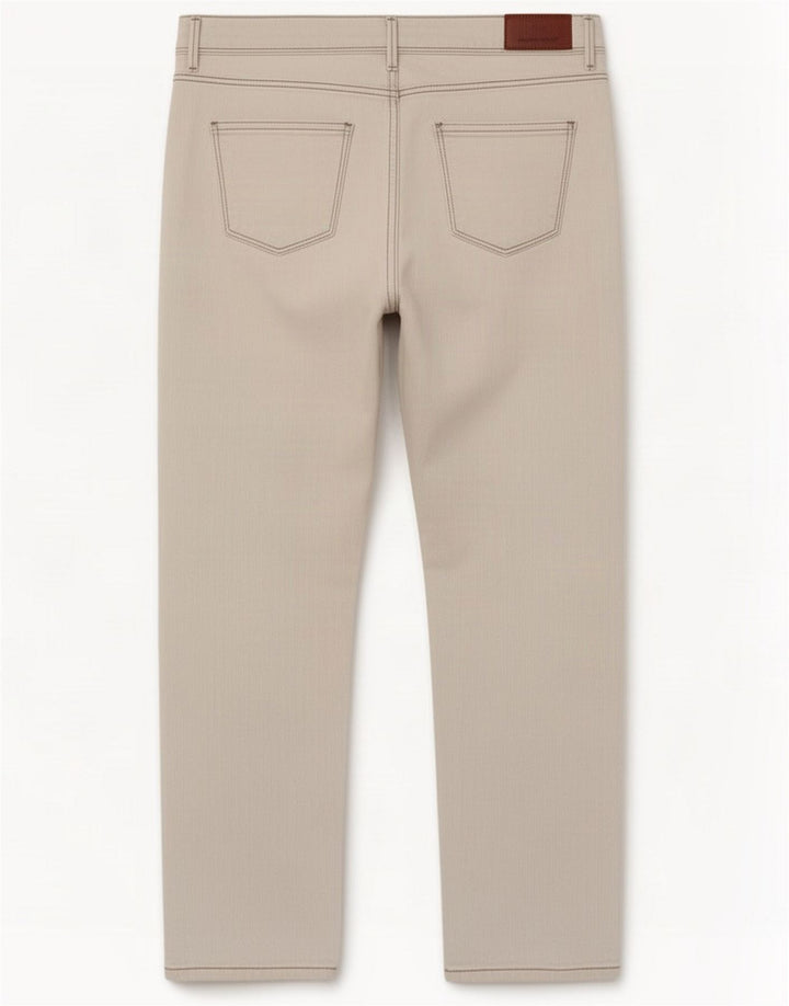 Massimo Dutti Dame Straight Jeans W34 L29 Beige