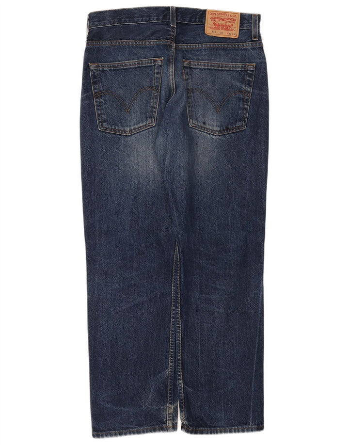 Levi's Herre 582 Straight Jeans W32 L30 Blå Bomuld