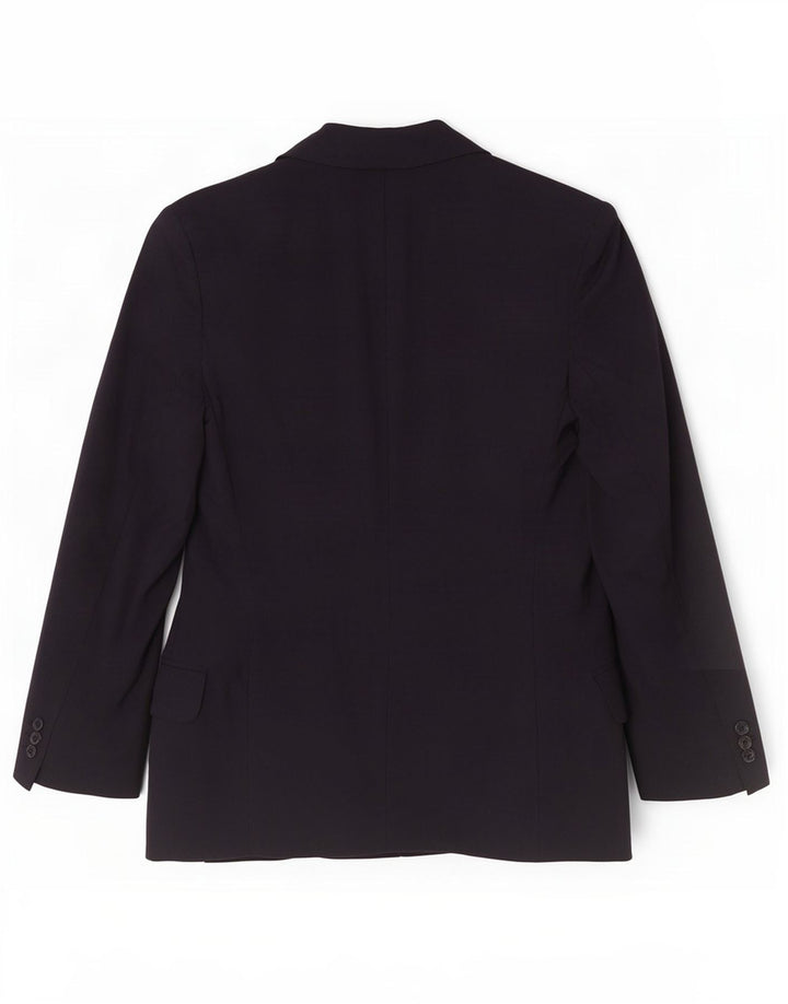 Sisley Dame 2-knaps blazerjakke UK 6 XS Marineblå Virgin Wool