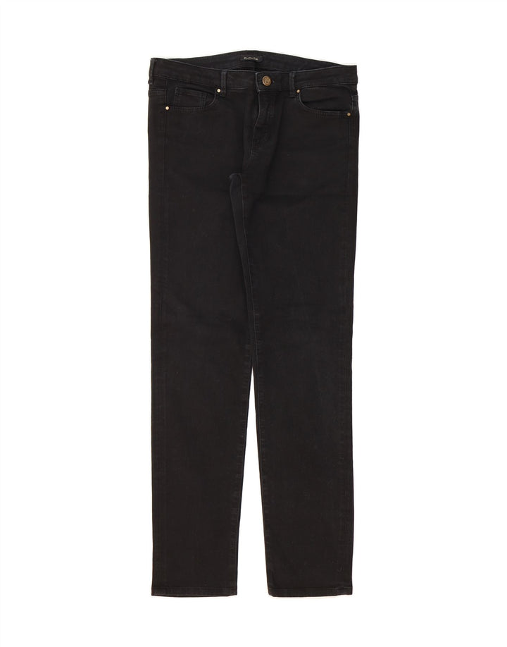 MASSIMO DUTTI Womens Slim Jeans EU 38 Small W28 L30 Black Cotton Vintage Massimo Dutti and Second-Hand Massimo Dutti from Messina Hembry 