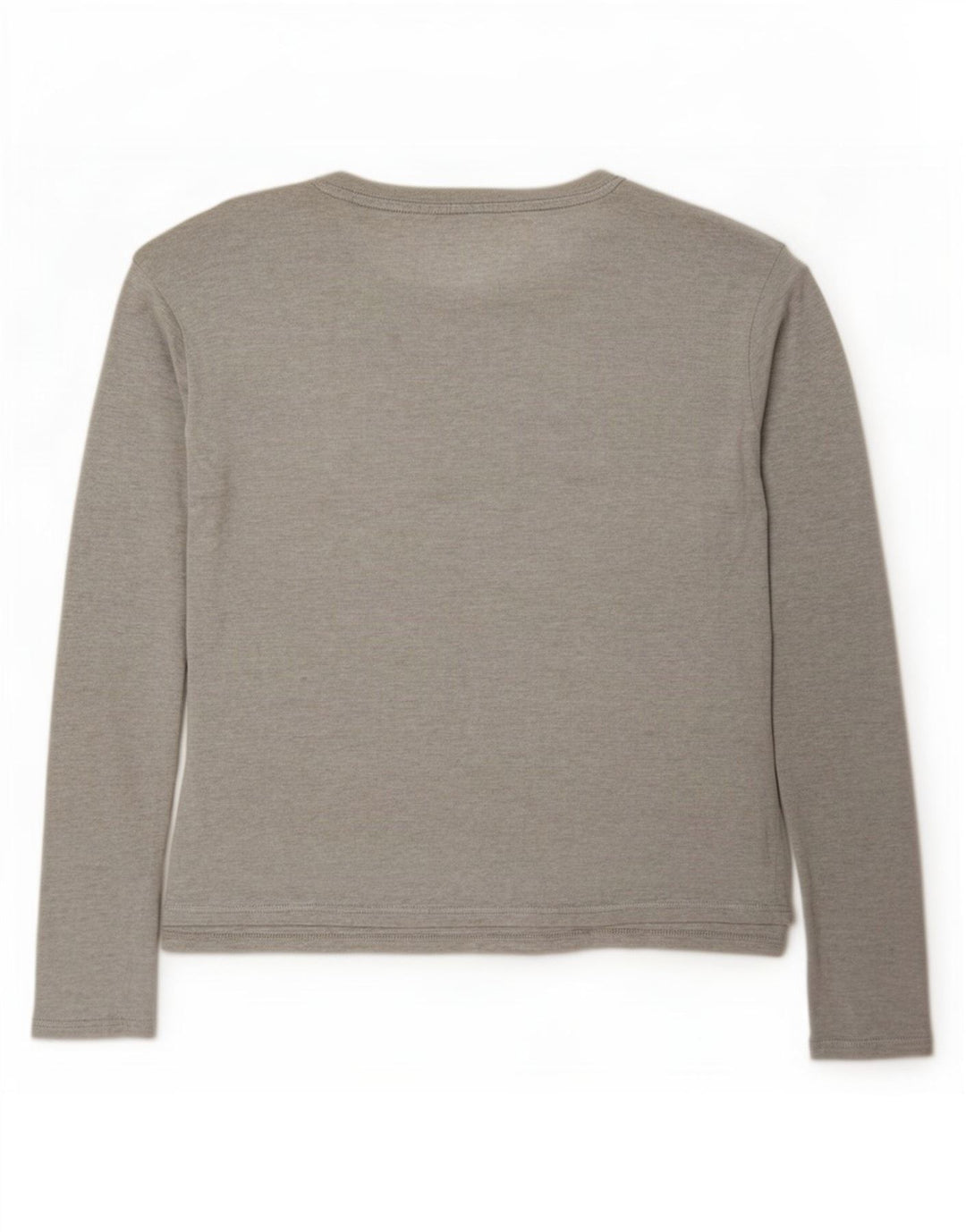 Zara Dame Top Langærmet UK 14 Medium Grey Flecked Lyocell