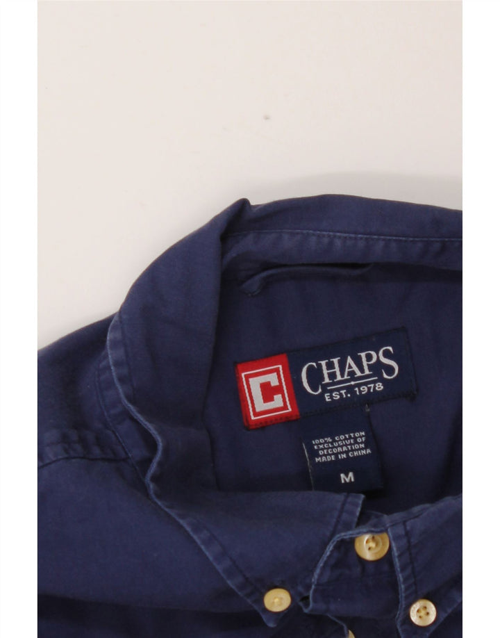 Chaps Herreskjorte Medium Navyblå Bomuld