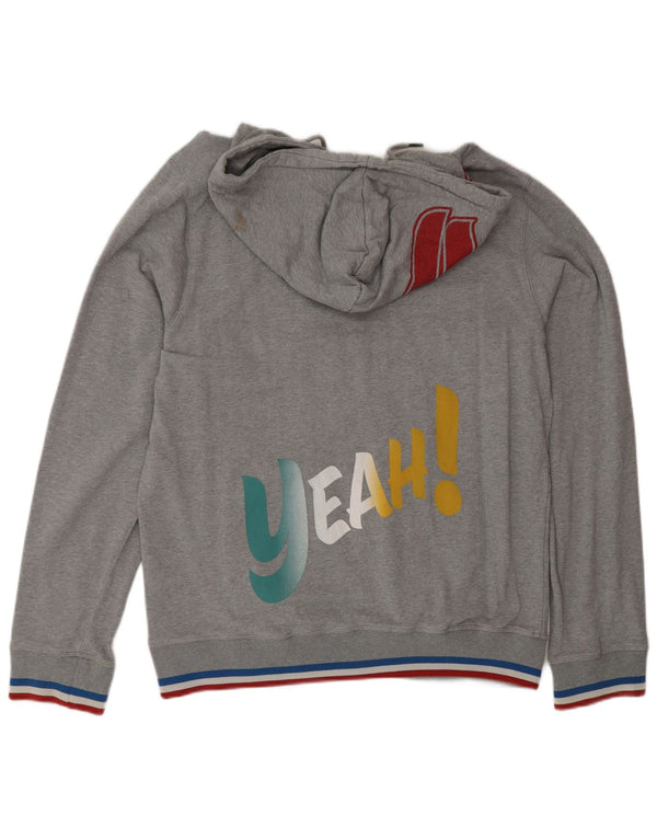 Diesel Herre 55DSL Grafisk Hoodie Jumper XL Grå