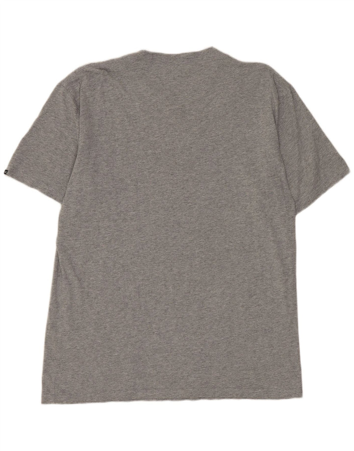 VANS Herre Classic Fit T-Shirt Top Stor Grå Flecked Bomuld