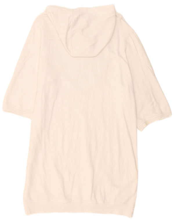 Twinset hættetrøjekjole til kvinder med 3/4 ærmer UK 18 XL Hvid Colourblock Heart