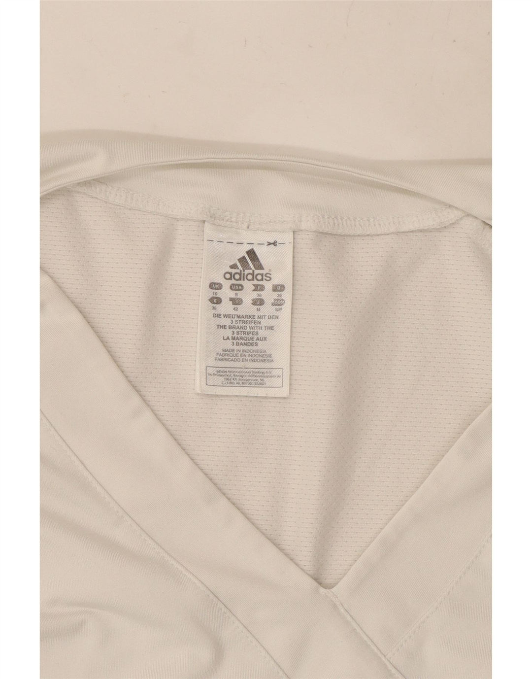ADIDAS Damevest Top UK 10 Small White Polyester