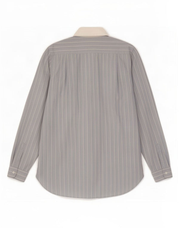 Ralph Lauren Dame Pullover Shirt US 6 Mellem blå stribet bomuld