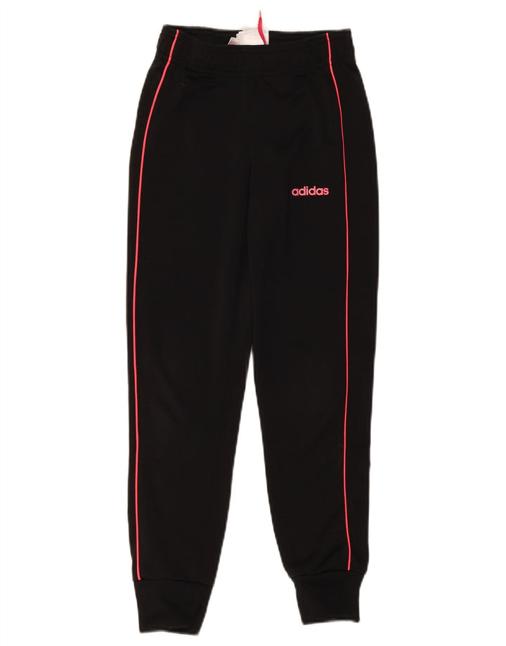 ADIDAS Pige træningsdragt Bukser Joggers 9-10 År Sort Polyester