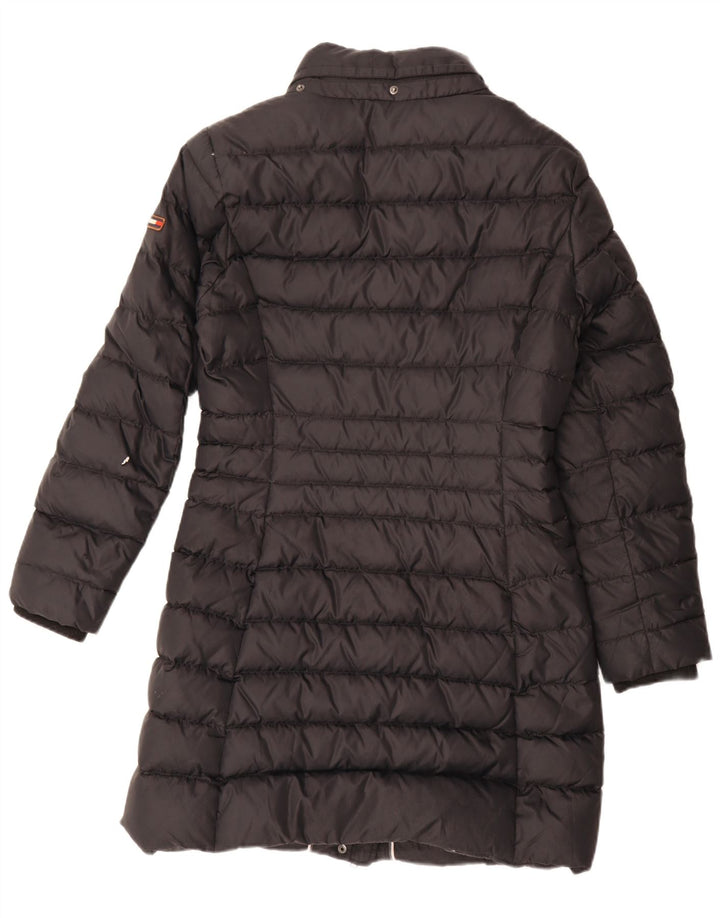 Tommy Hilfiger Dame Polstret Frakke UK 16 Large Black Polyester