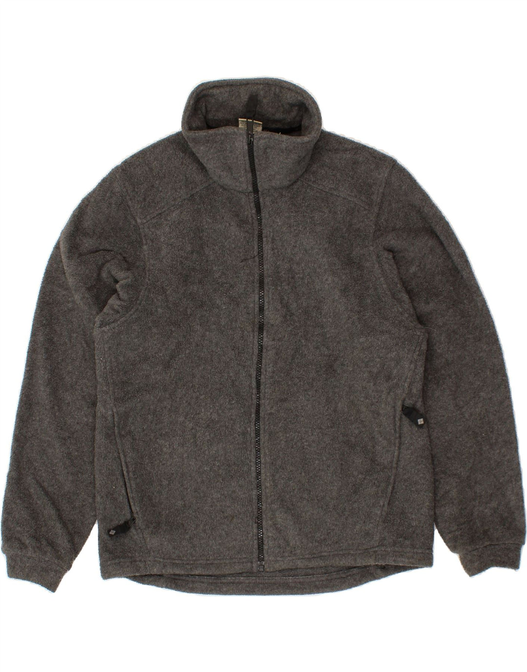 COLUMBIA Womens Fleece Jacket UK 14 Medium Grey Polyester Vintage Columbia and Second-Hand Columbia from Messina Hembry 