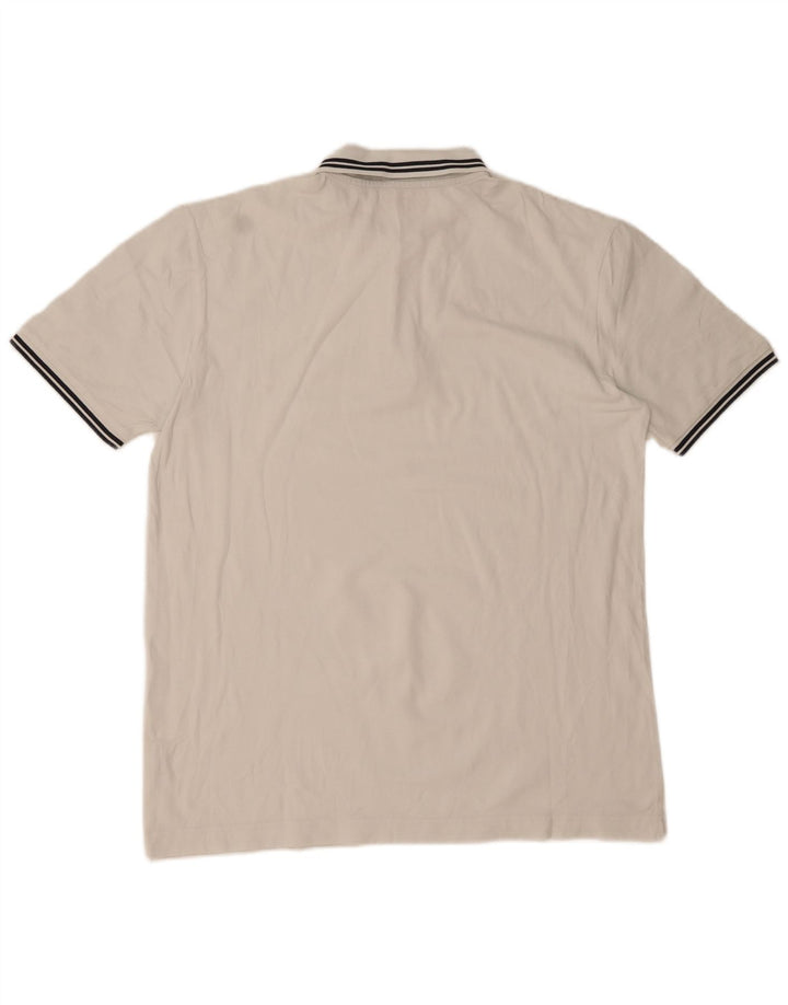 KAPPA herre poloshirt 2XL hvid bomuld