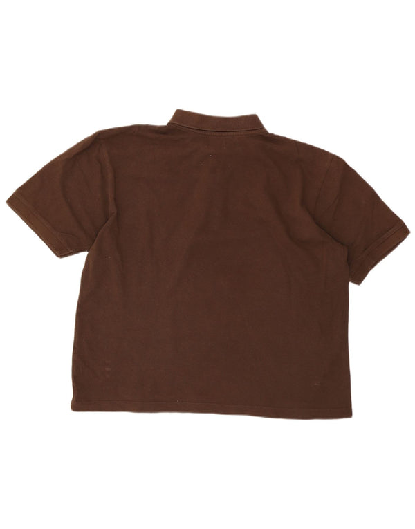 Kappa herre poloshirt XL brun bomuld