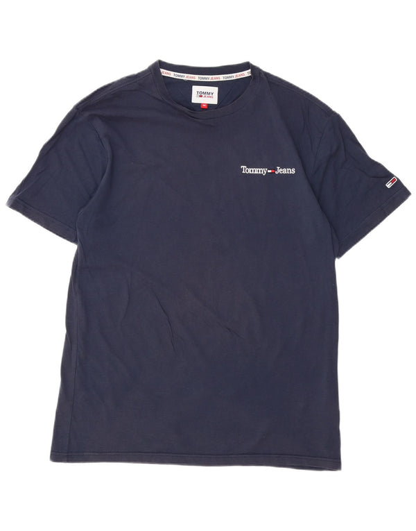 Tommy Hilfiger Herre T-Shirt Top XS Marineblå Bomuld