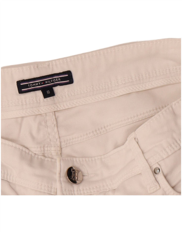 Tommy Hilfiger Dame Mini-nederdel US 10 Large W32 White Bomuld