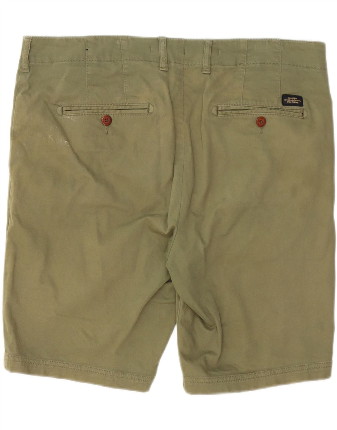 SUPERDRY Chino Shorts til mænd W36 Large Khaki Bomuld