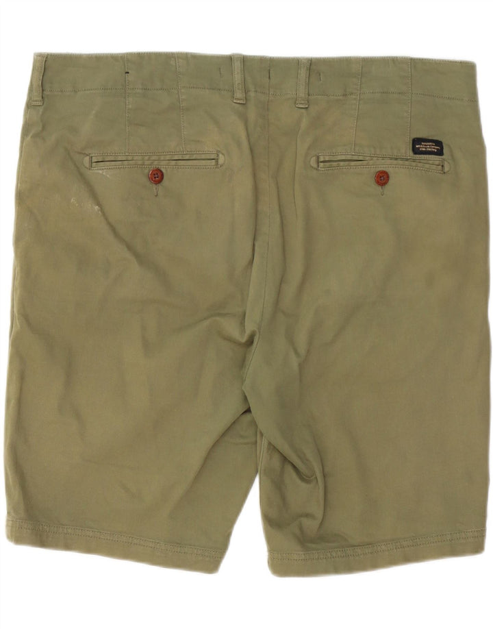 SUPERDRY Chino Shorts til mænd W36 Large Khaki Bomuld