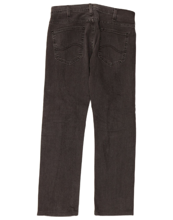 Lee Dame Powell Slim Jeans W31 L30 Grå Bomuld