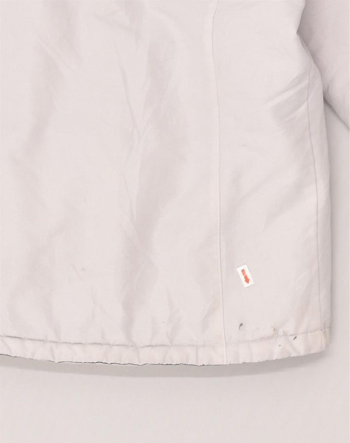 COLUMBIA Girls Hooded Windbreaker Jacket 15-16 Years Off White Polyester | Vintage Columbia | Thrift | Second-Hand Columbia | Used Clothing | Messina Hembry 