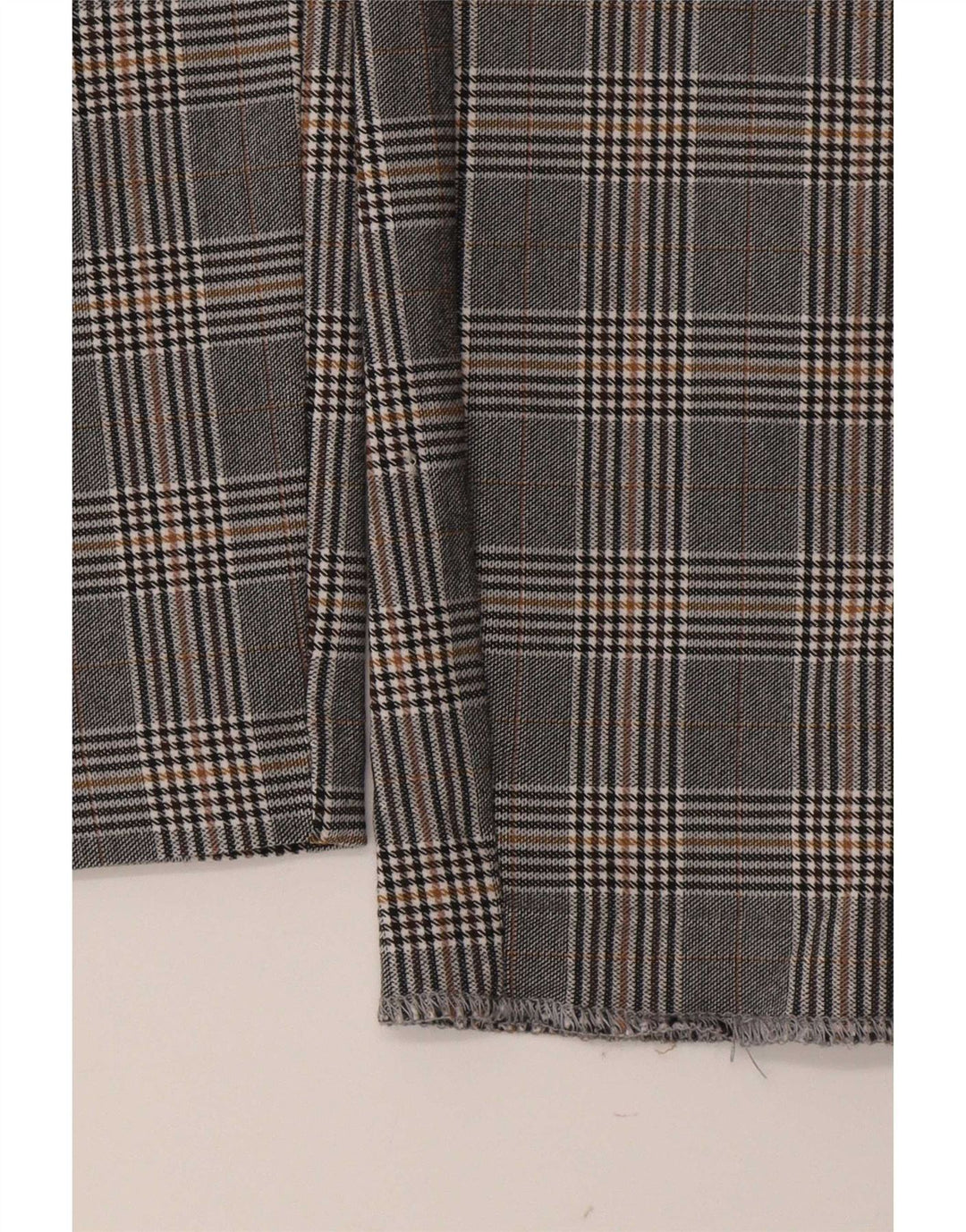 Zara Womens Leggings UK 14 Medium Grey Houndstooth Viscose