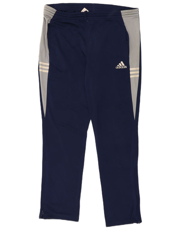 Adidas Træningsdragtsbukser til mænd 2XL Navy Blue Colourblock Polyester