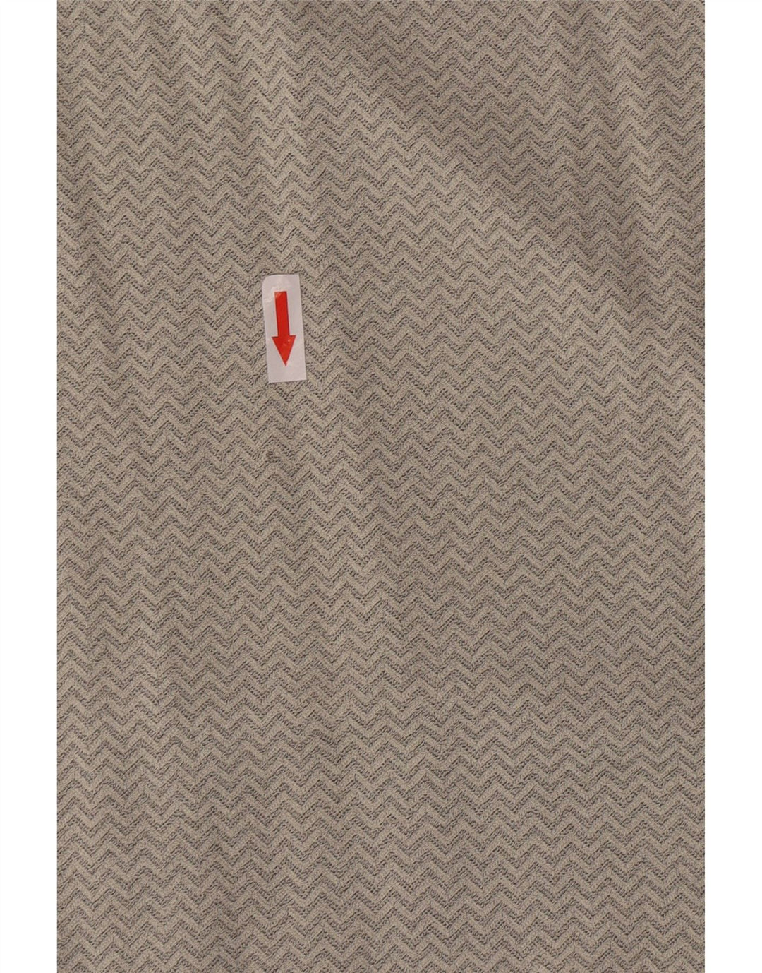 Gianfranco Ferre Damebluse Top UK 16 Stor Grå Chevron Viscose