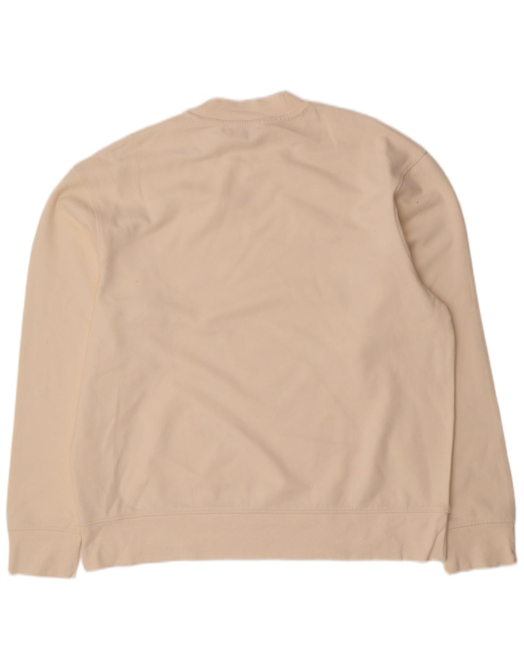 Zara Sweatshirt Jumper Large Off White Bomuld