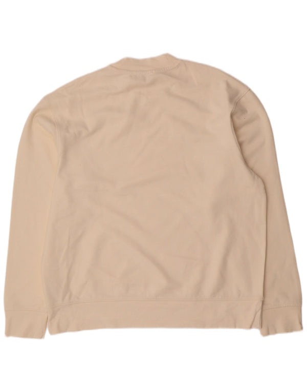 Zara Sweatshirt Jumper Large Off White Bomuld