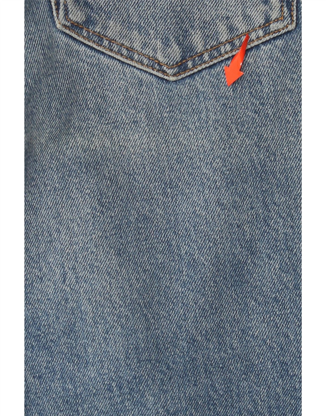 ZARA Womens Distressed Crop Jeans med brede ben EU 40 Medium W30 L25 Blå