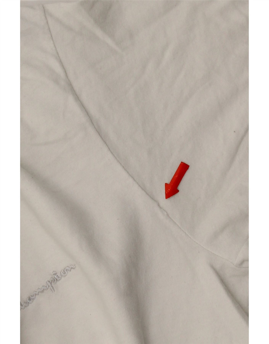 Champion Herre T-Shirt Top Lille Hvid