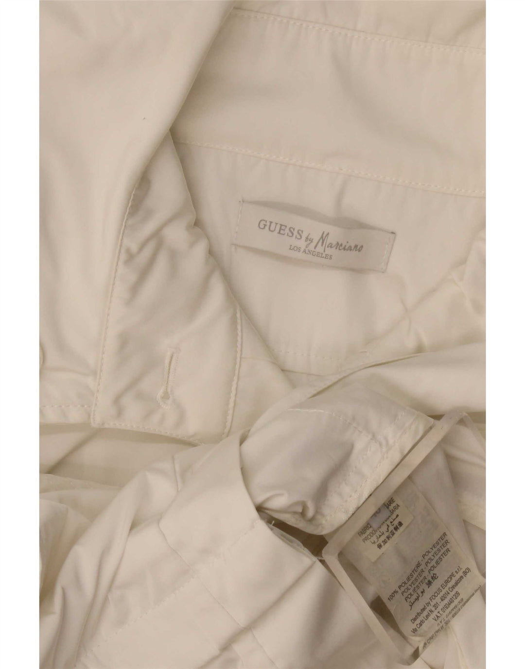 Guess By Marciano Trench Coat til kvinder IT 40 Lille hvid polyester