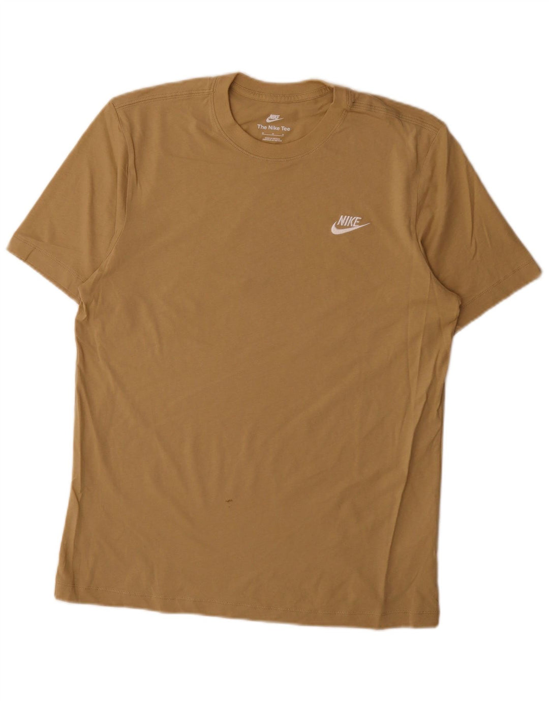 Nike Herre T-shirt Top Medium Beige Bomuld