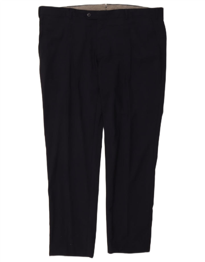 Vintage Slim Suit Bukser til mænd W40 L30 Marineblå