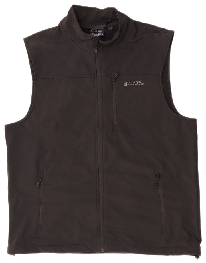 Mountain Warehouse Herre Ærmeløs træningsdragt Topjakke XL Sort Polyester