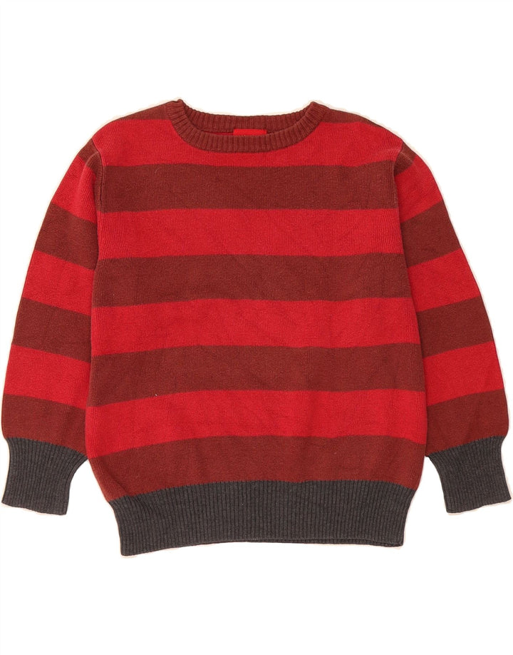 MOSSIMO Girls Boat Neck Jumper Sweater 6-7 Years Small  Red Striped Vintage Mossimo and Second-Hand Mossimo from Messina Hembry 