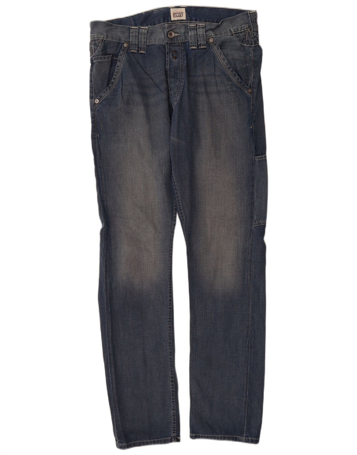 Levi's Herre Cargo Slim Jeans W36 L34 Blå